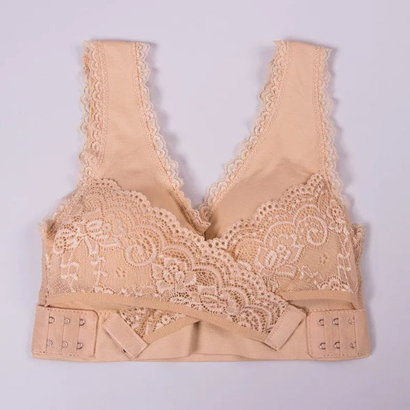 Lace Front Closure Bra